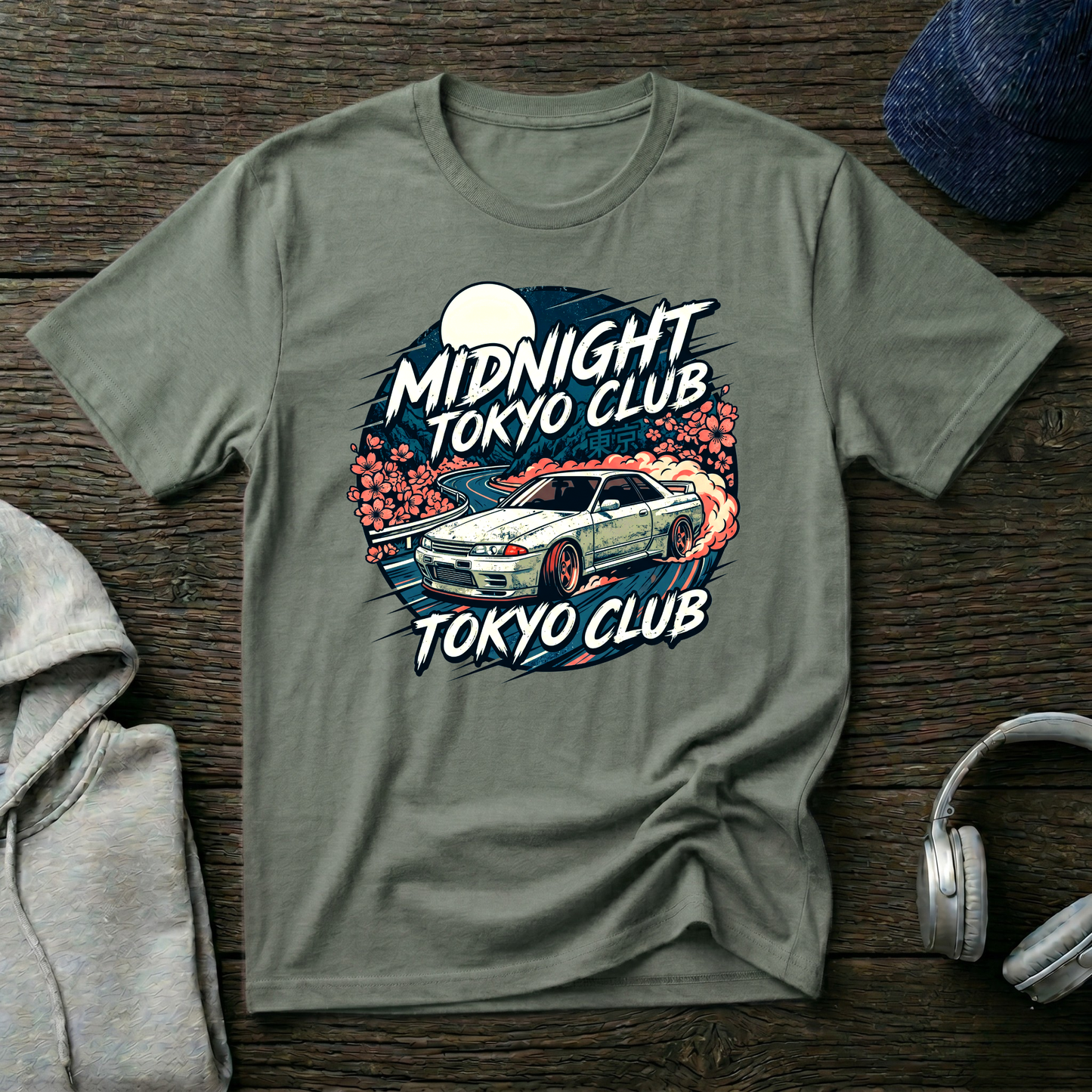 Midnight Tokyo Club Graphic T-Shirt