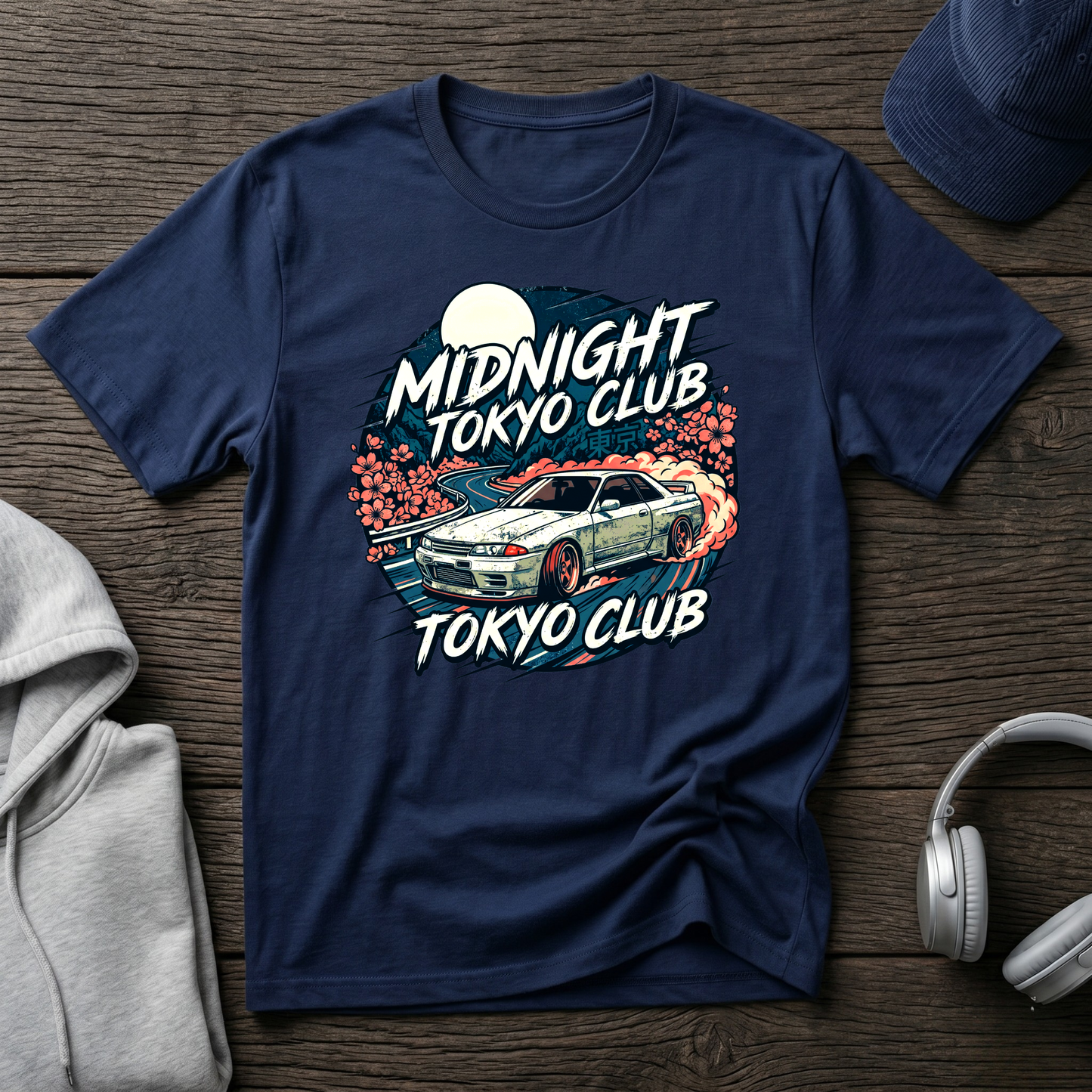 Midnight Tokyo Club Graphic T-Shirt