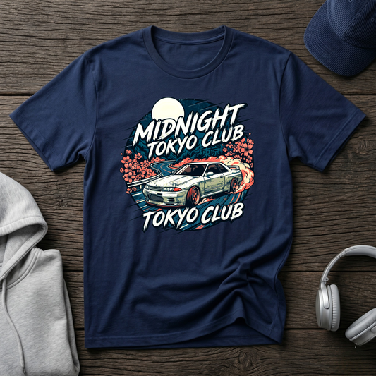 Midnight Tokyo Club Graphic T-Shirt
