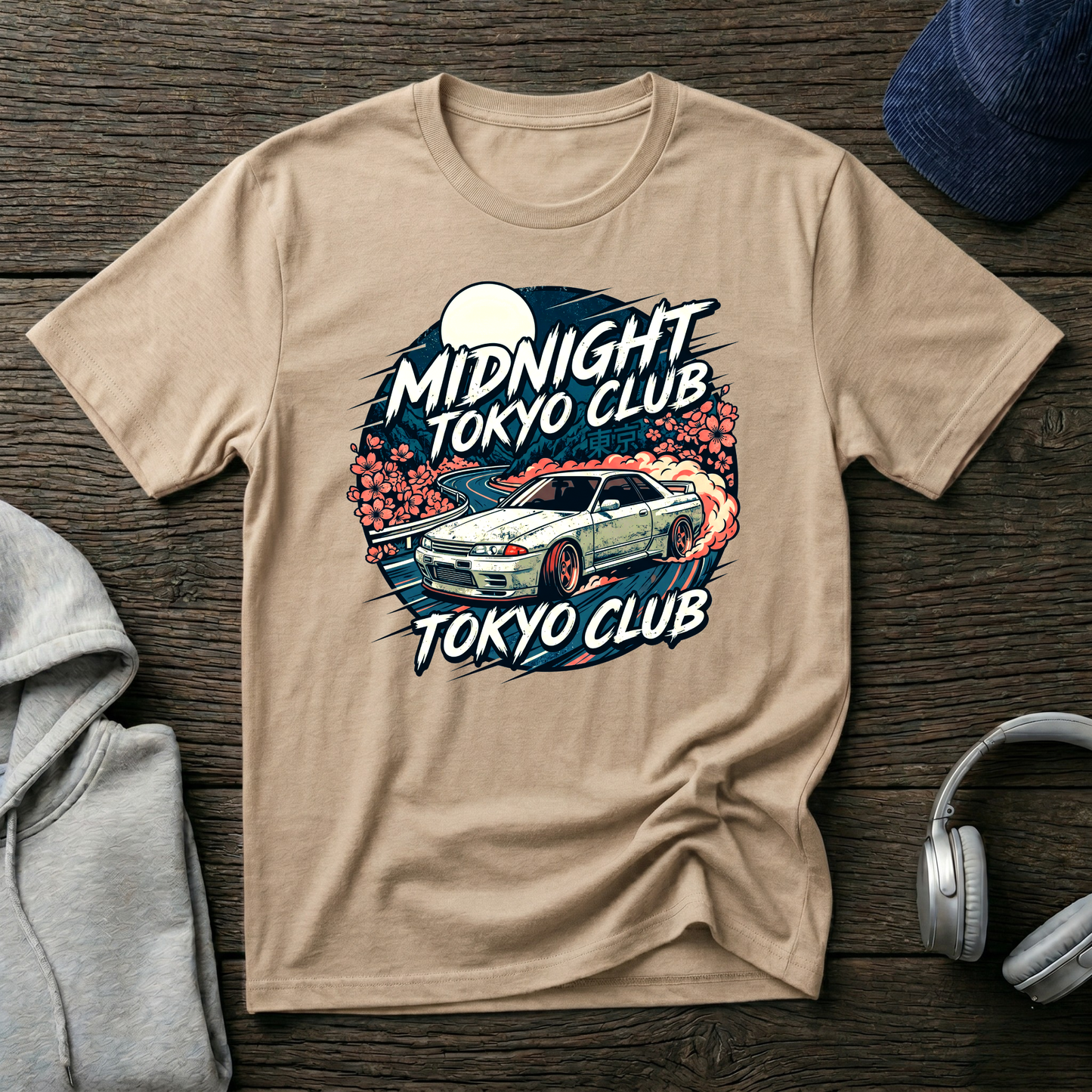 Midnight Tokyo Club Graphic T-Shirt