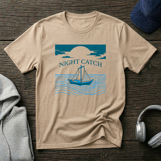Night Catch Boat T-Shirt