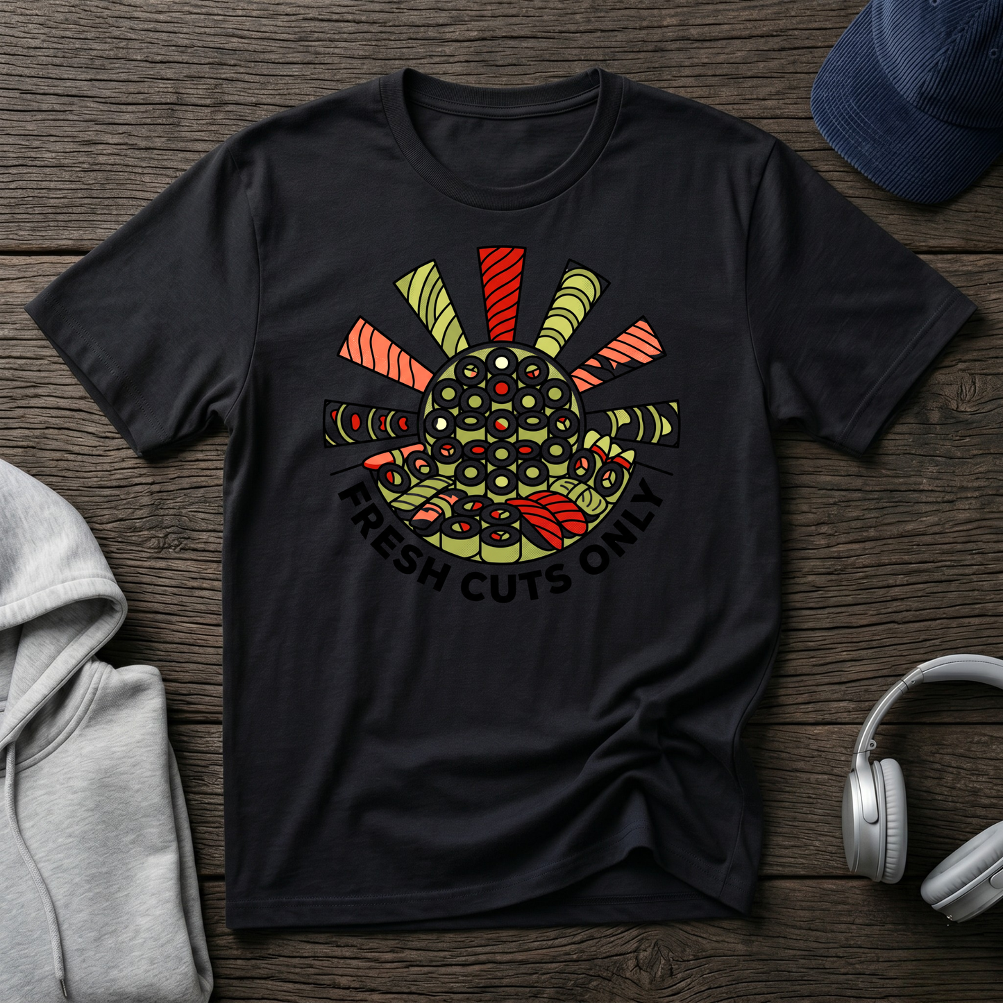 "Fresh Cuts Only" Graphic Tee