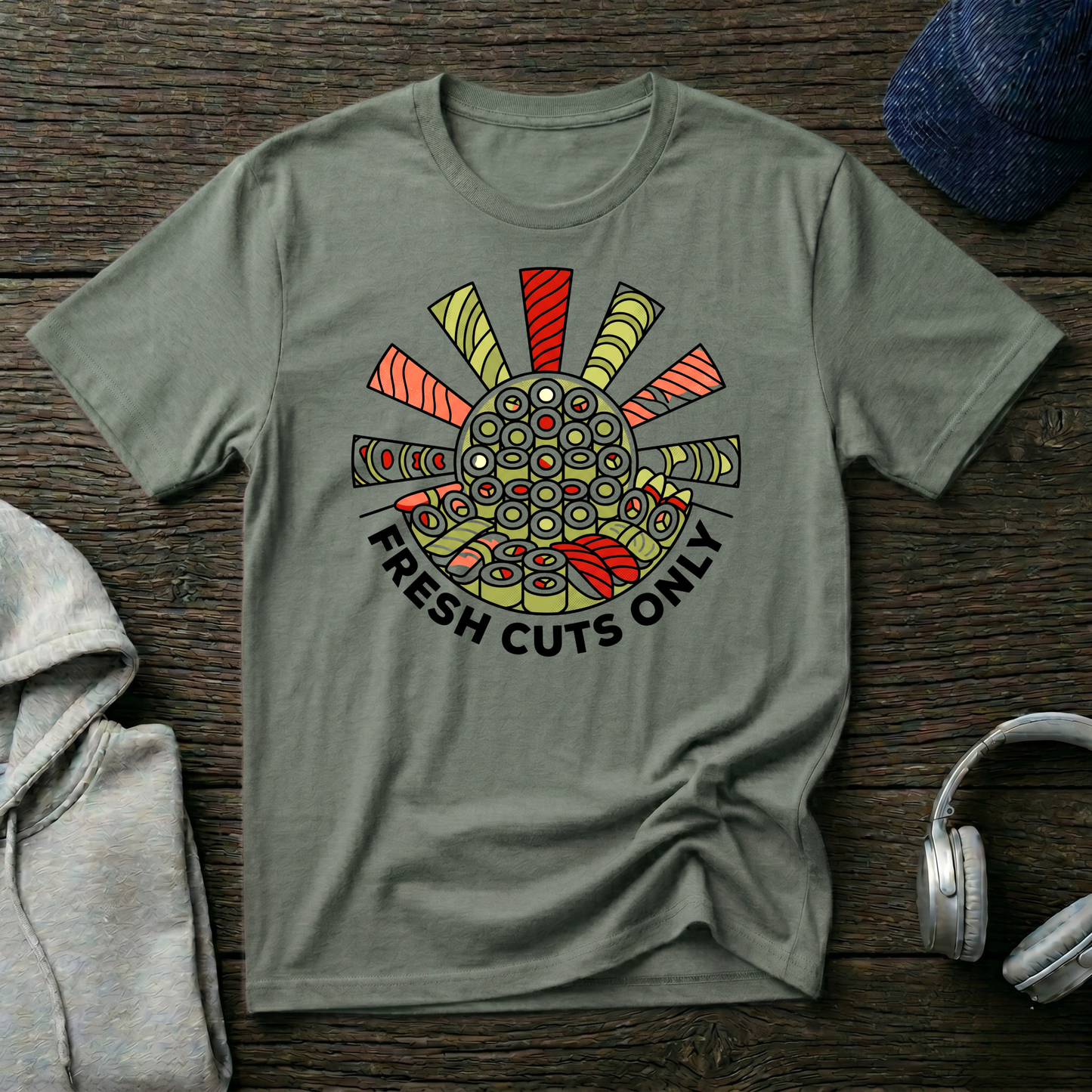 "Fresh Cuts Only" Graphic Tee
