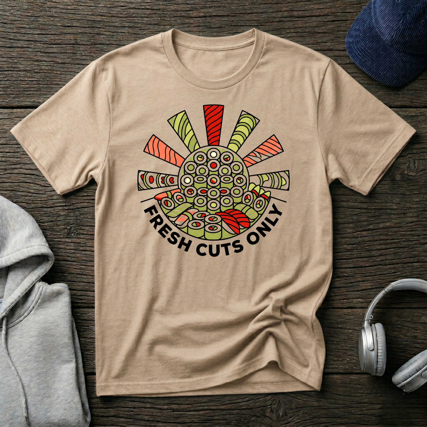 "Fresh Cuts Only" Graphic Tee