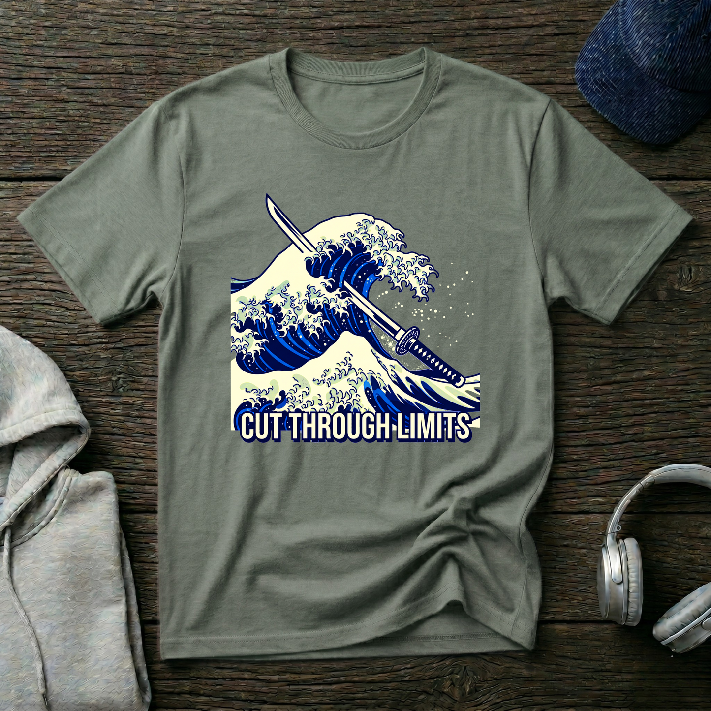 Cut Through Limits Surf Tee