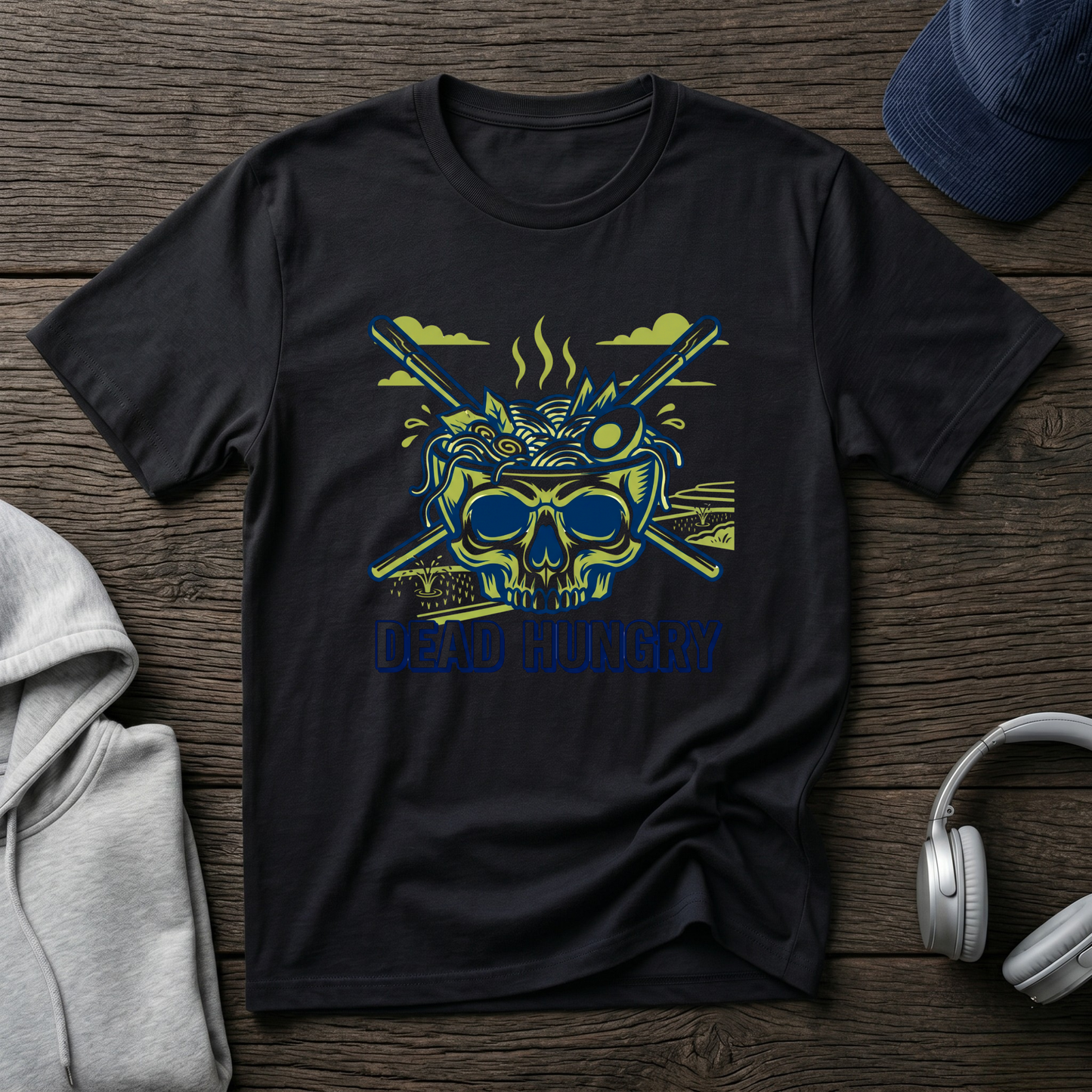 Dead Hungry Skull Ramen T-Shirt