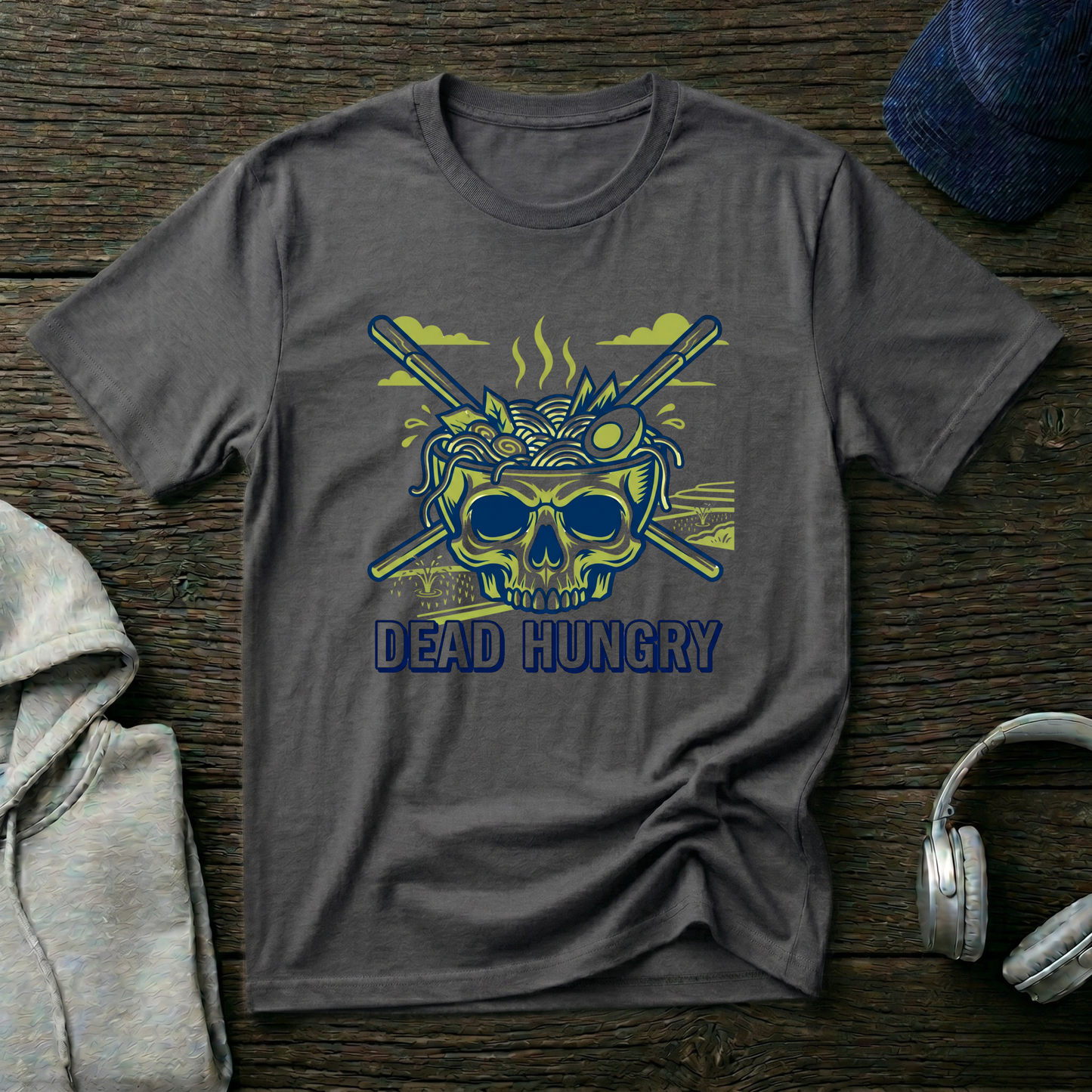 Dead Hungry Skull Ramen T-Shirt