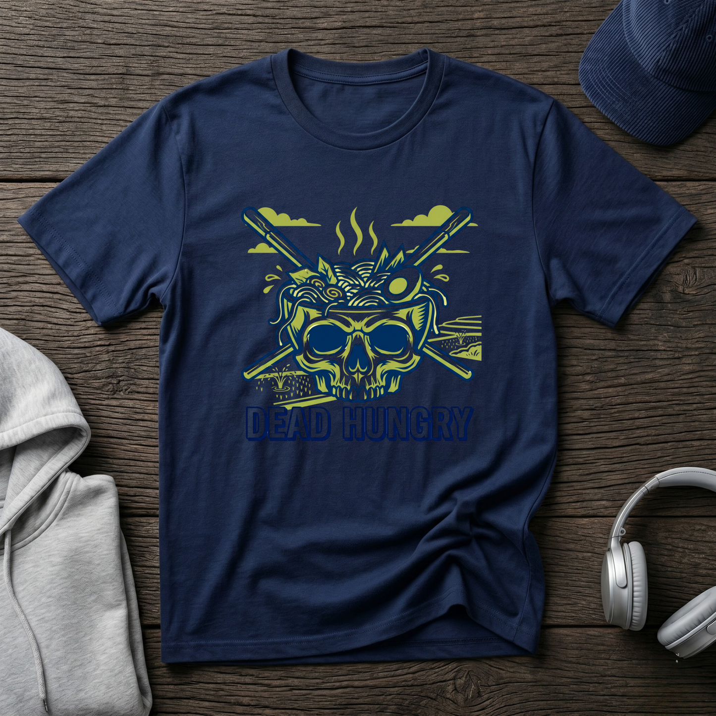Dead Hungry Skull Ramen T-Shirt