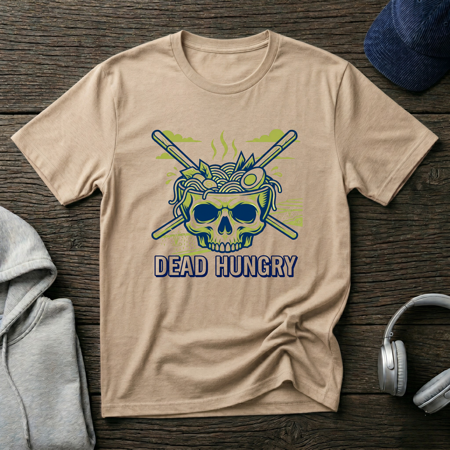Dead Hungry Skull Ramen T-Shirt