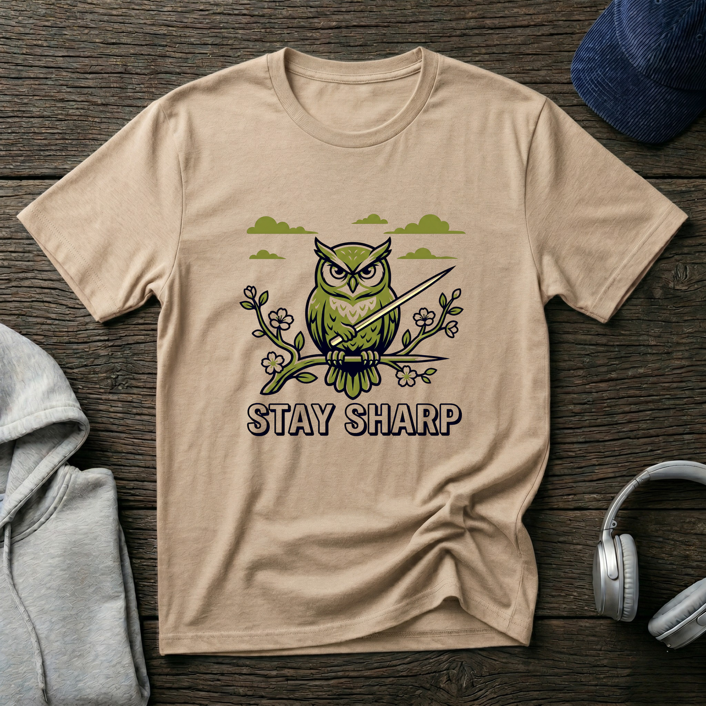 Stay Sharp Owl T-Shirt