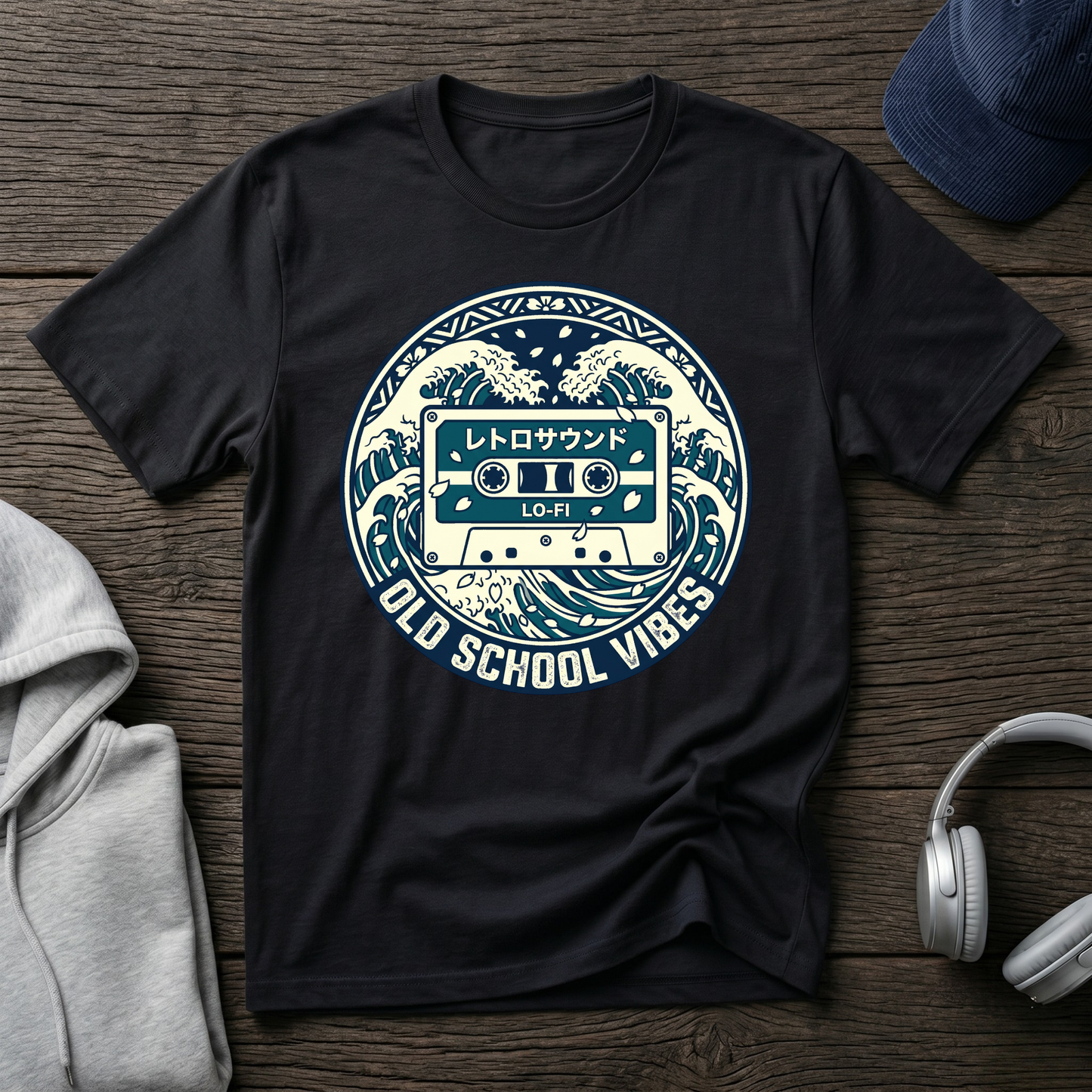 "Old School Vibes" Graphic T-Shirt