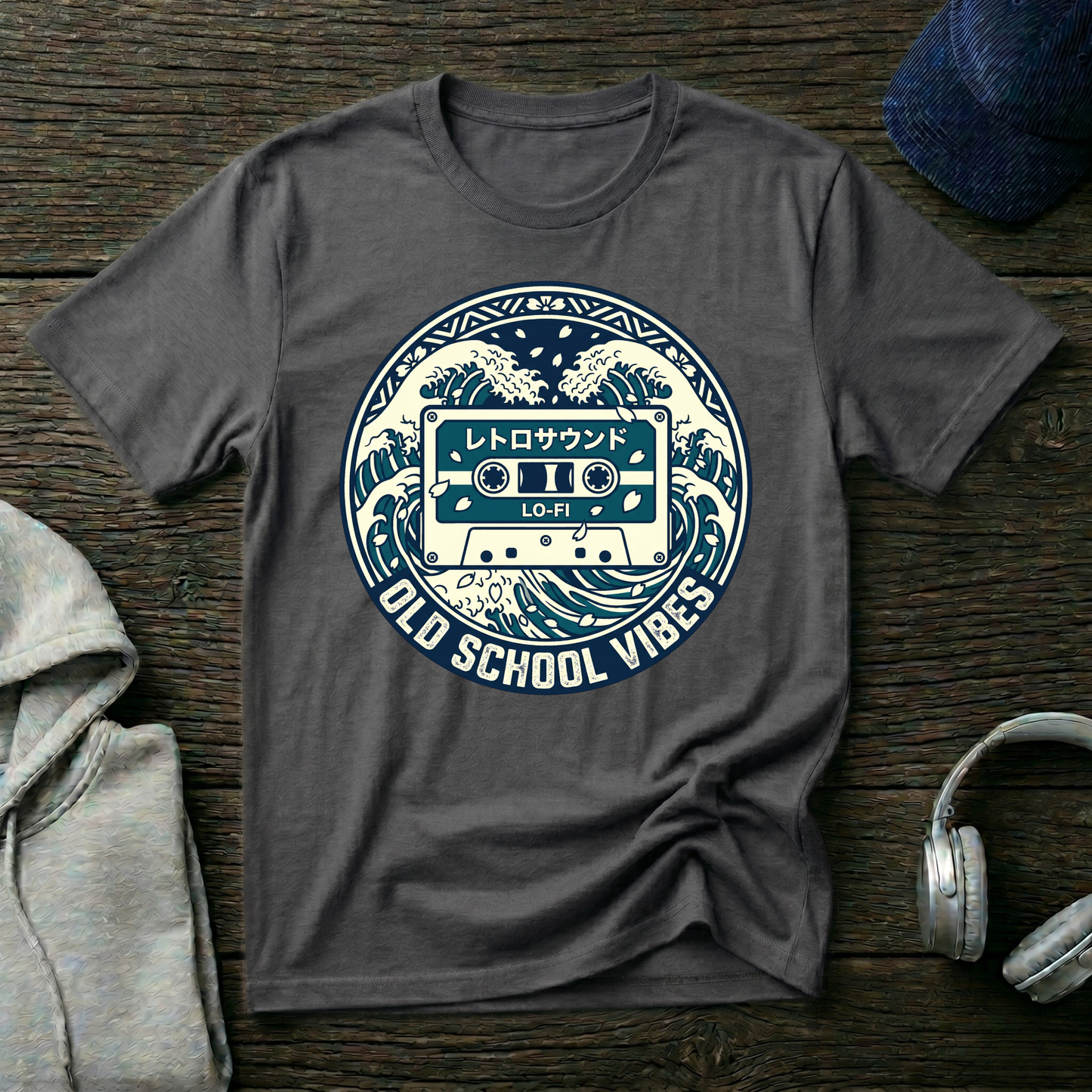 "Old School Vibes" Graphic T-Shirt