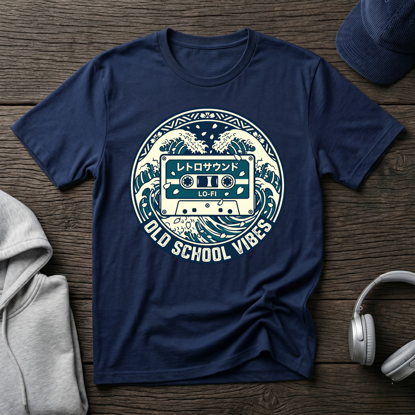 "Old School Vibes" Graphic T-Shirt