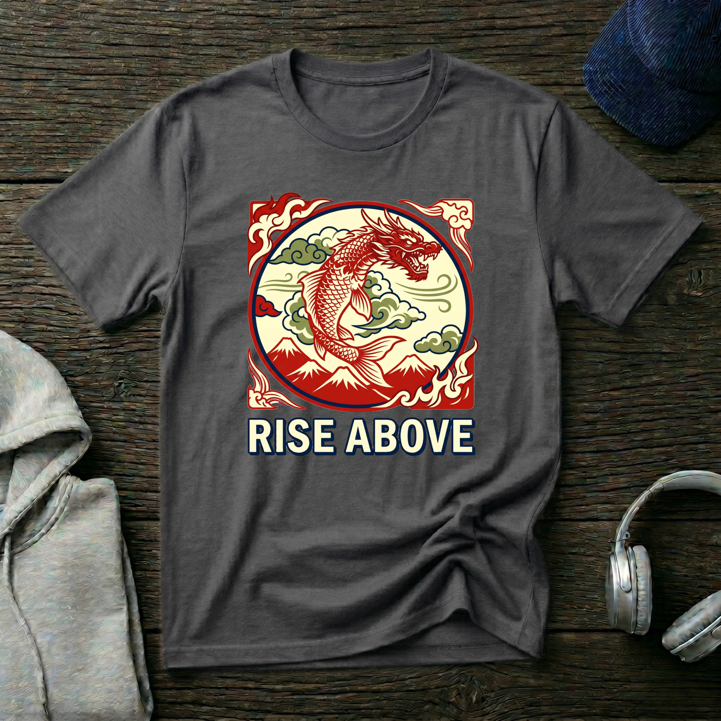 Rise Above Koi Fish T-Shirt