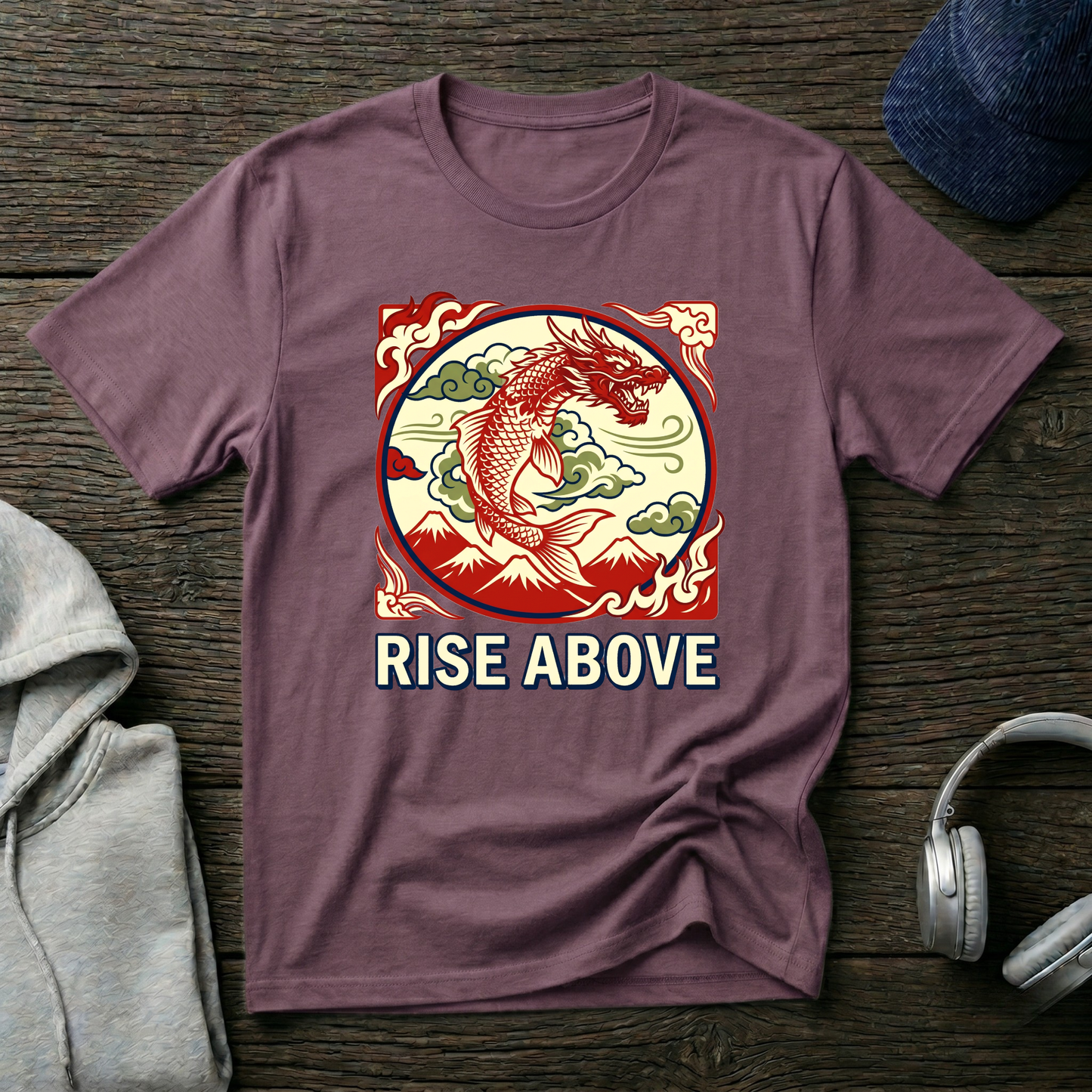 Rise Above Koi Fish T-Shirt