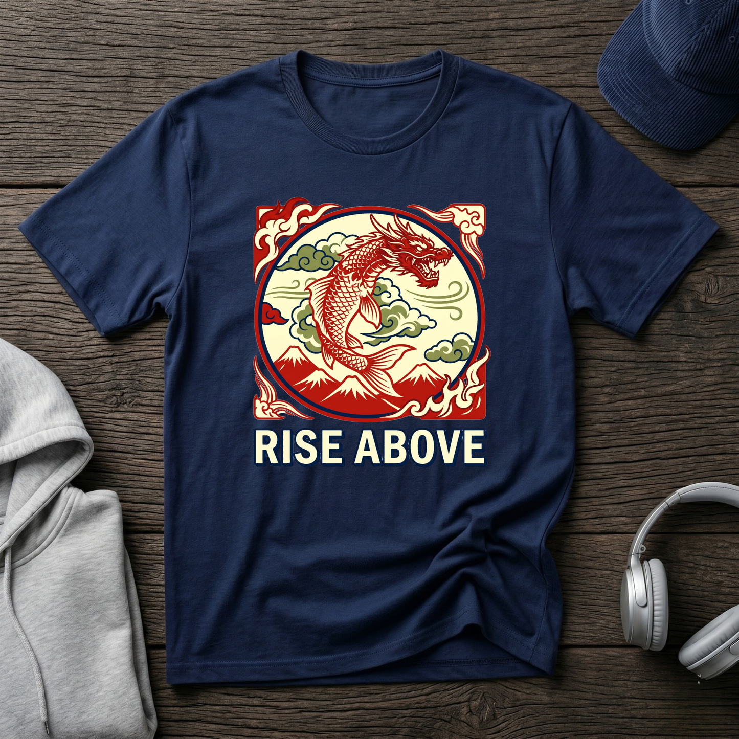 Rise Above Koi Fish T-Shirt