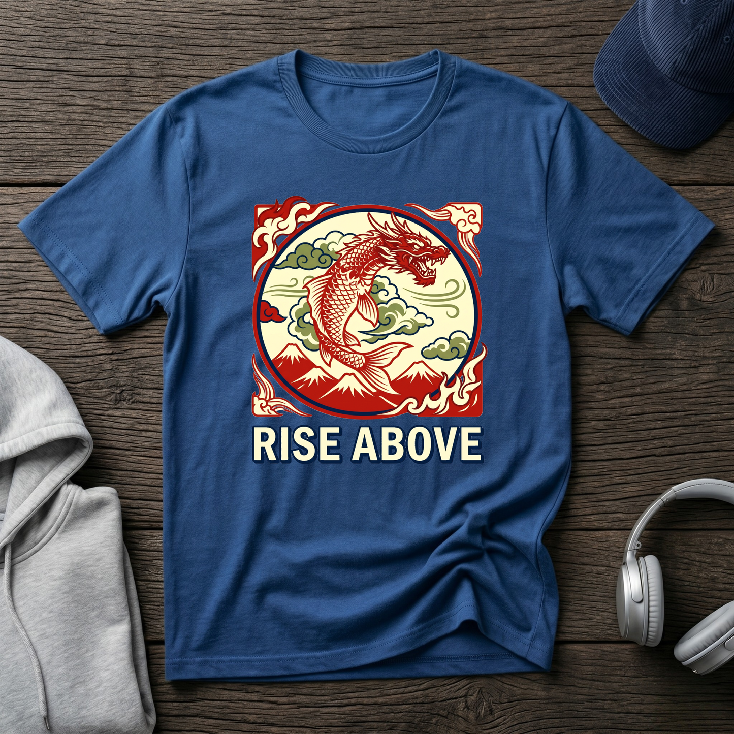 Rise Above Koi Fish T-Shirt