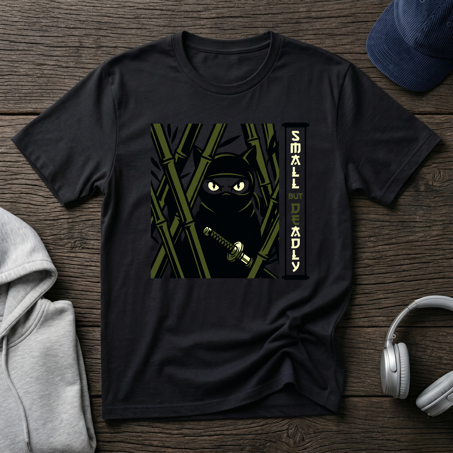 Ninja Bamboo Graphic T-Shirt