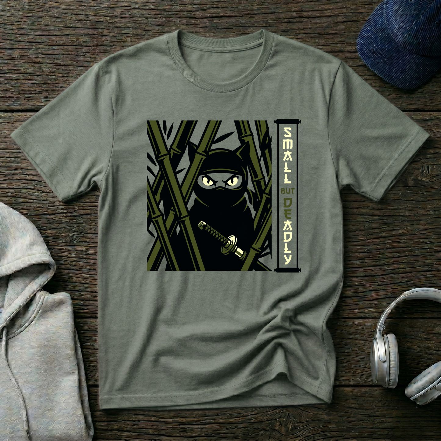 Ninja Bamboo Graphic T-Shirt