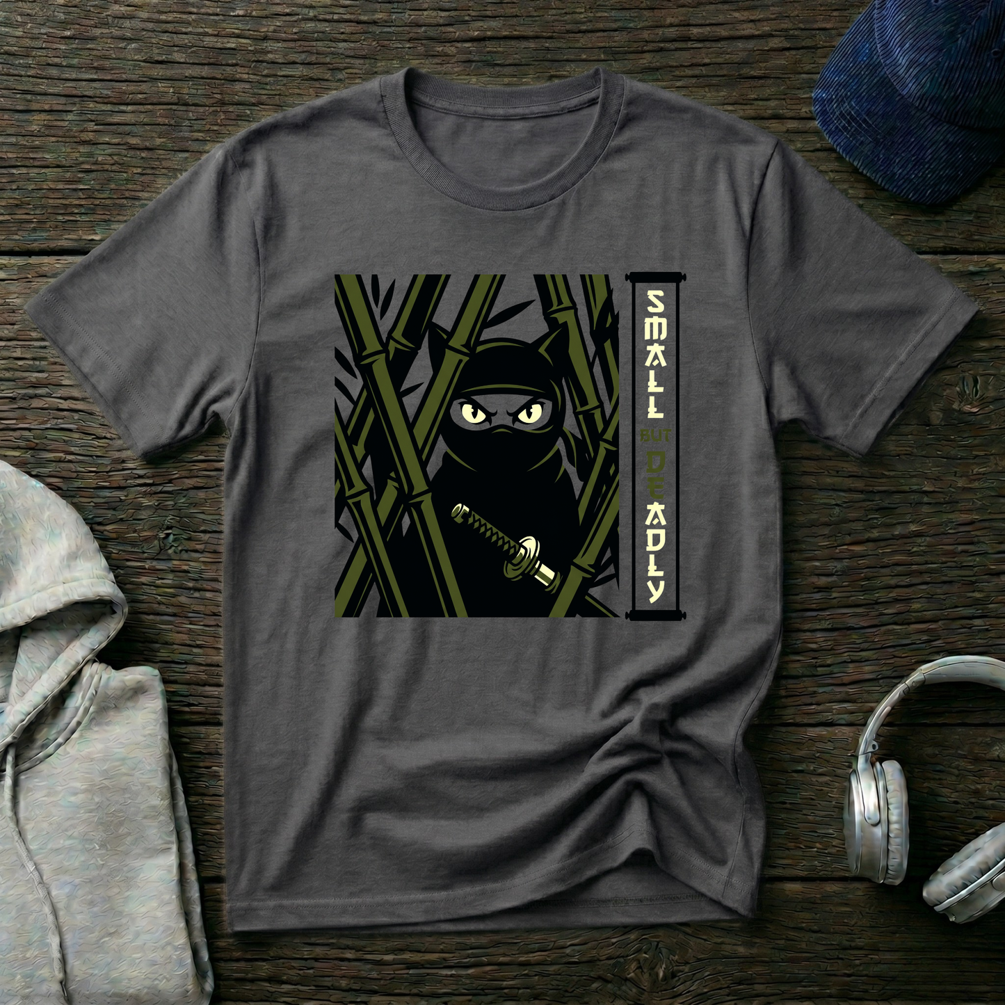 Ninja Bamboo Graphic T-Shirt