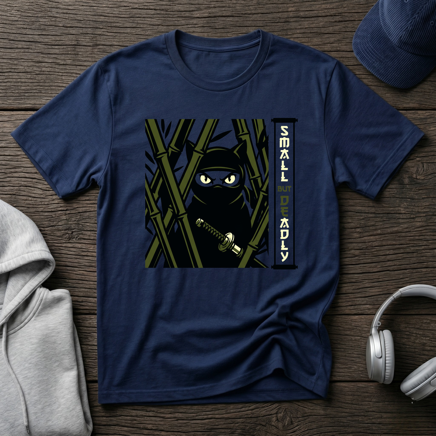 Ninja Bamboo Graphic T-Shirt