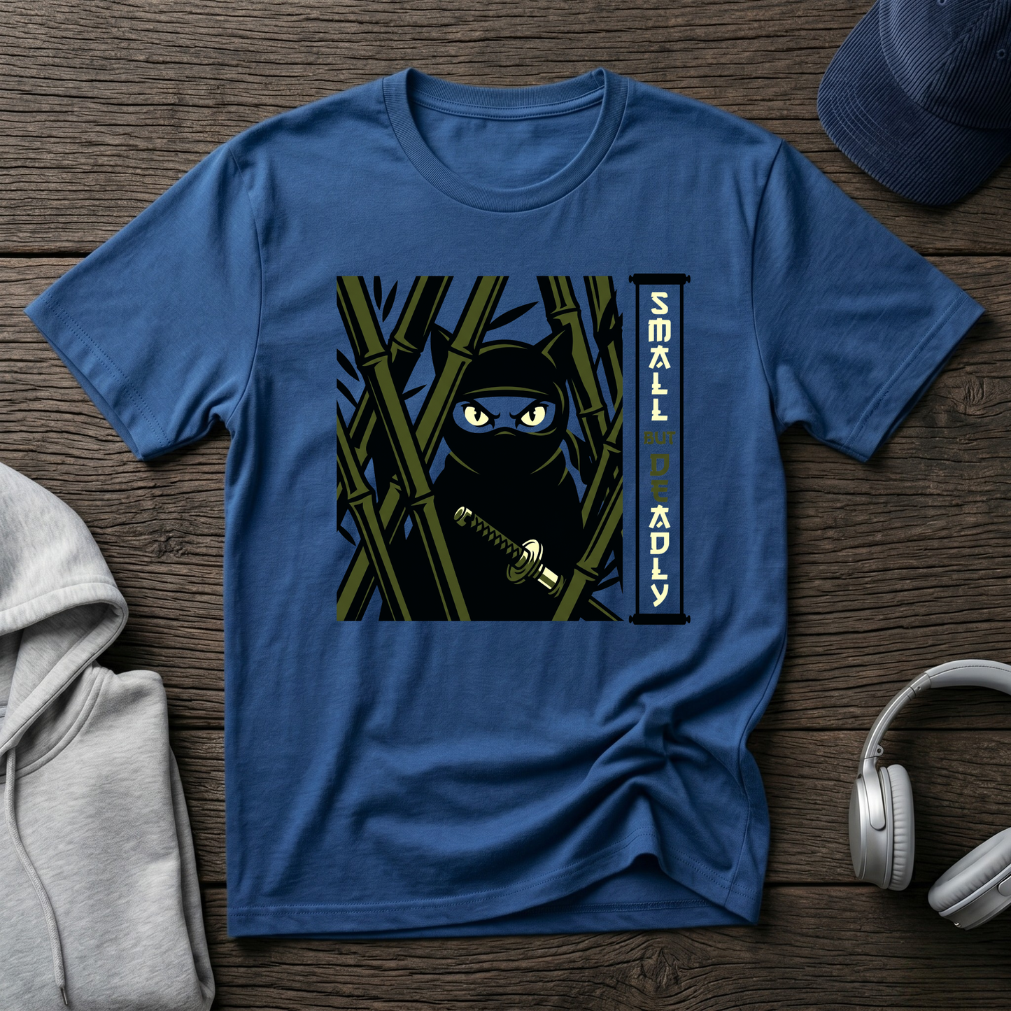 Ninja Bamboo Graphic T-Shirt