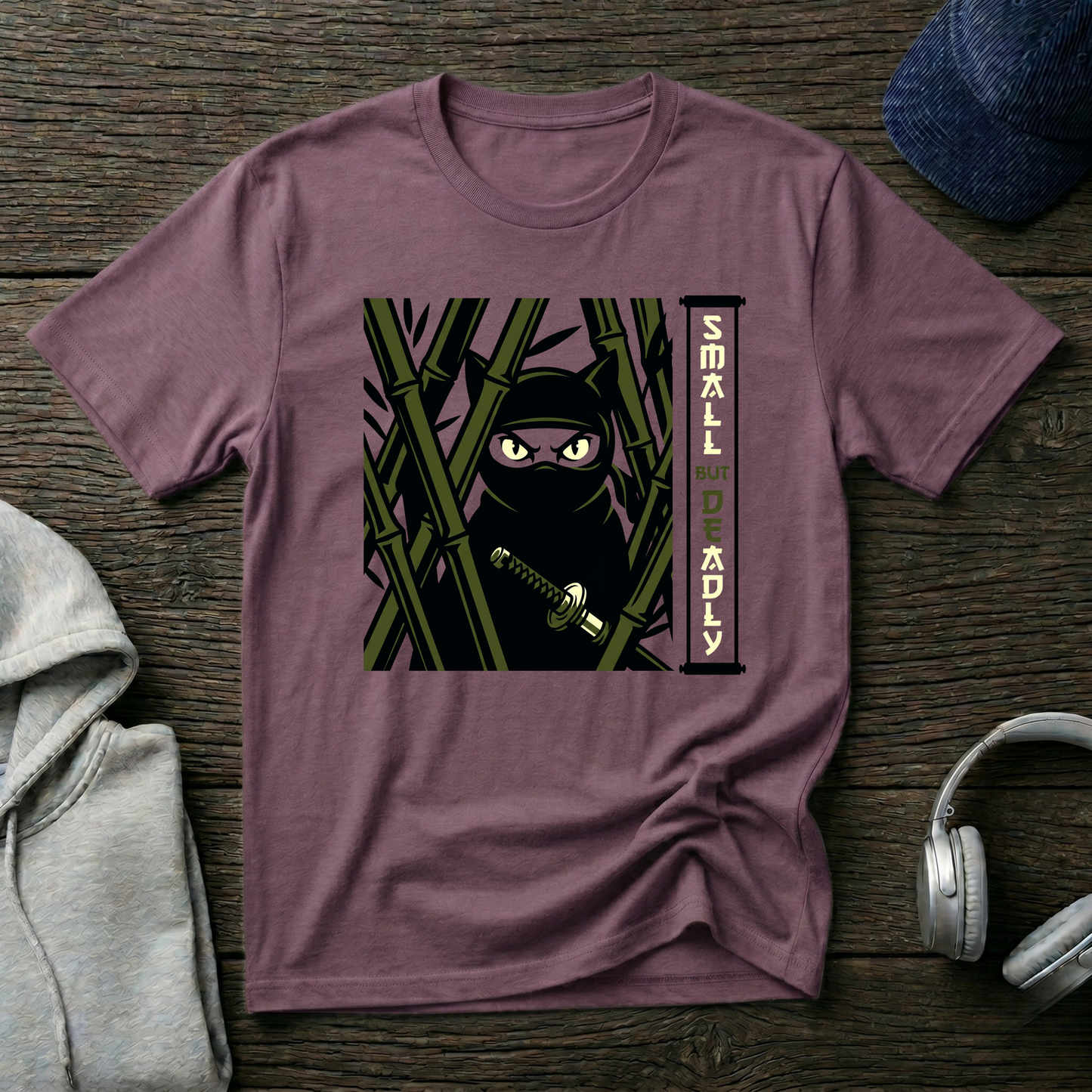 Ninja Bamboo Graphic T-Shirt
