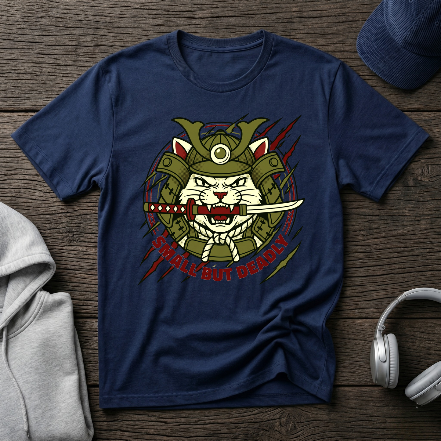 Samurai Cat T-Shirt