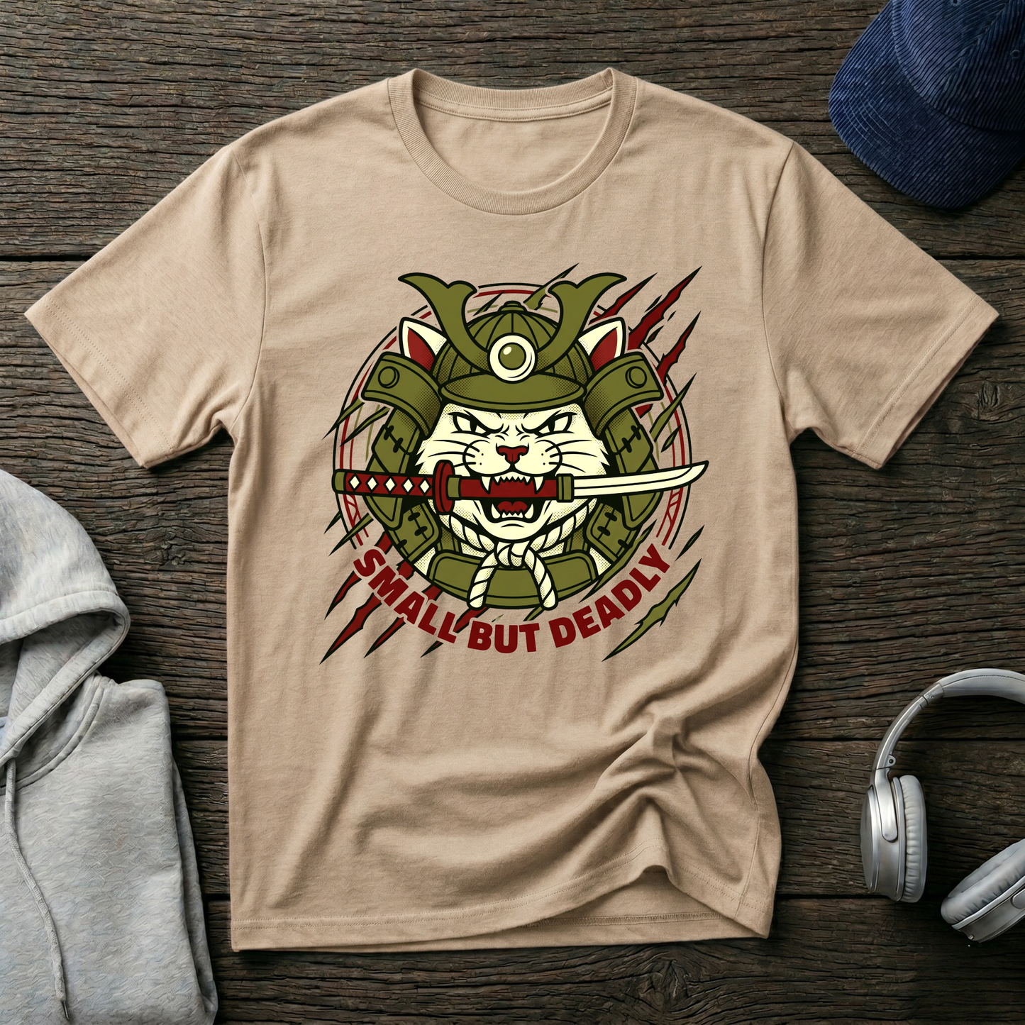 Samurai Cat T-Shirt