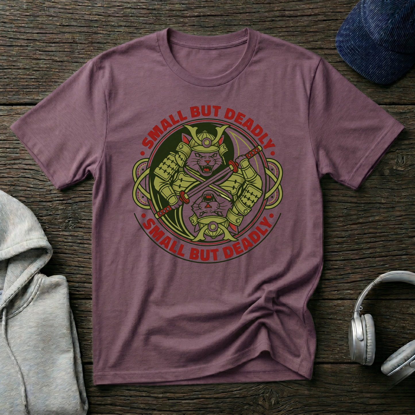 Small But Deadly Cat Warrior T-Shirt