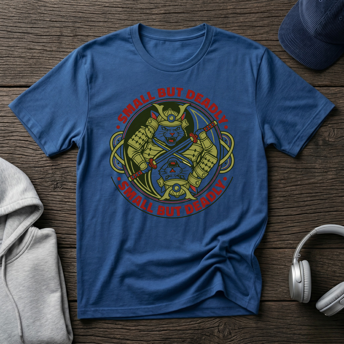 Small But Deadly Cat Warrior T-Shirt