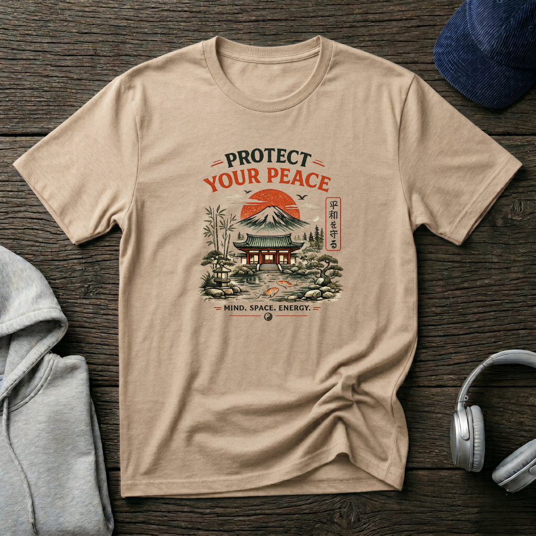 Protect Your Peace T-Shirt – Zen Temple Graphic Tee