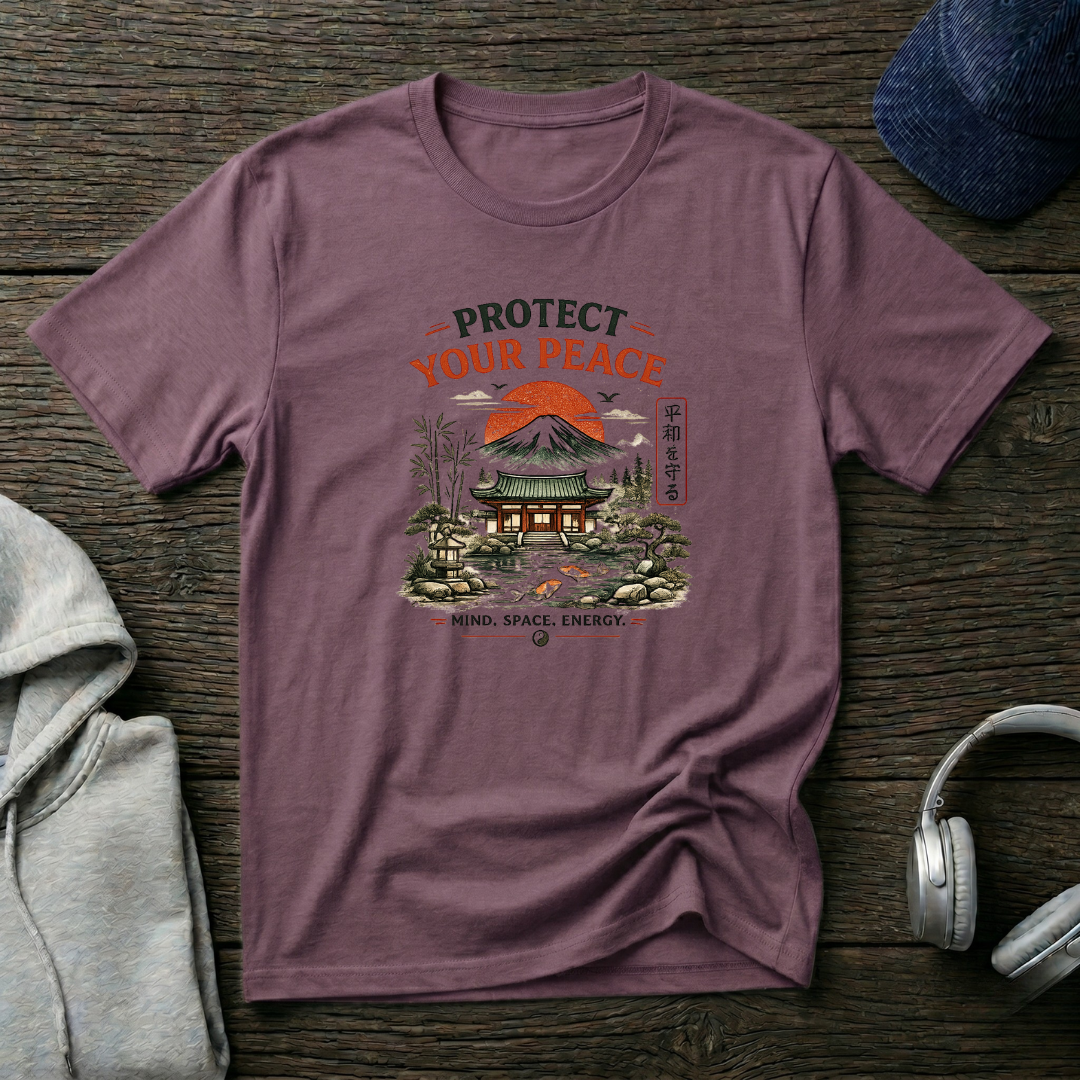 Protect Your Peace T-Shirt – Zen Temple Graphic Tee