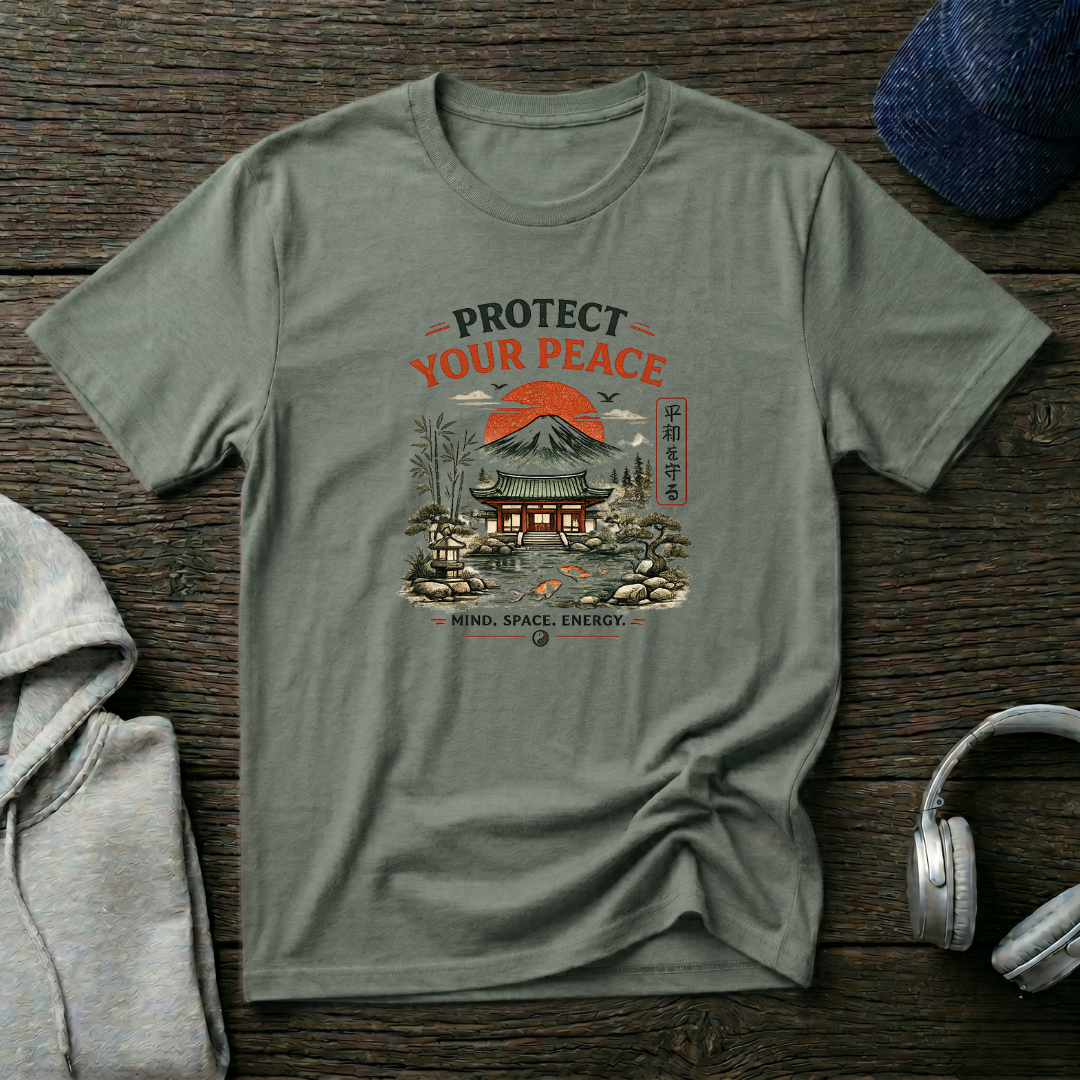 Protect Your Peace T-Shirt – Zen Temple Graphic Tee