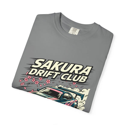 Sakura Drift Club T-Shirt — Japanese Racing Car Graphic Tee