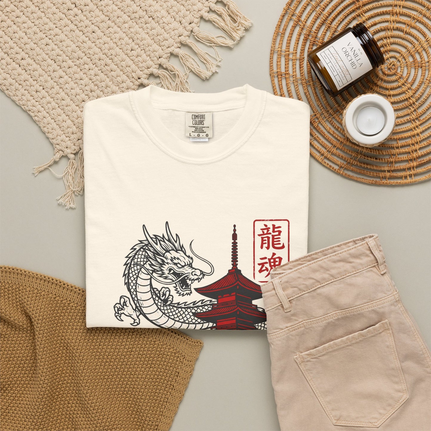 Japanese Dragon Graphic Tee (龍魂 ‘Dragon Soul’)