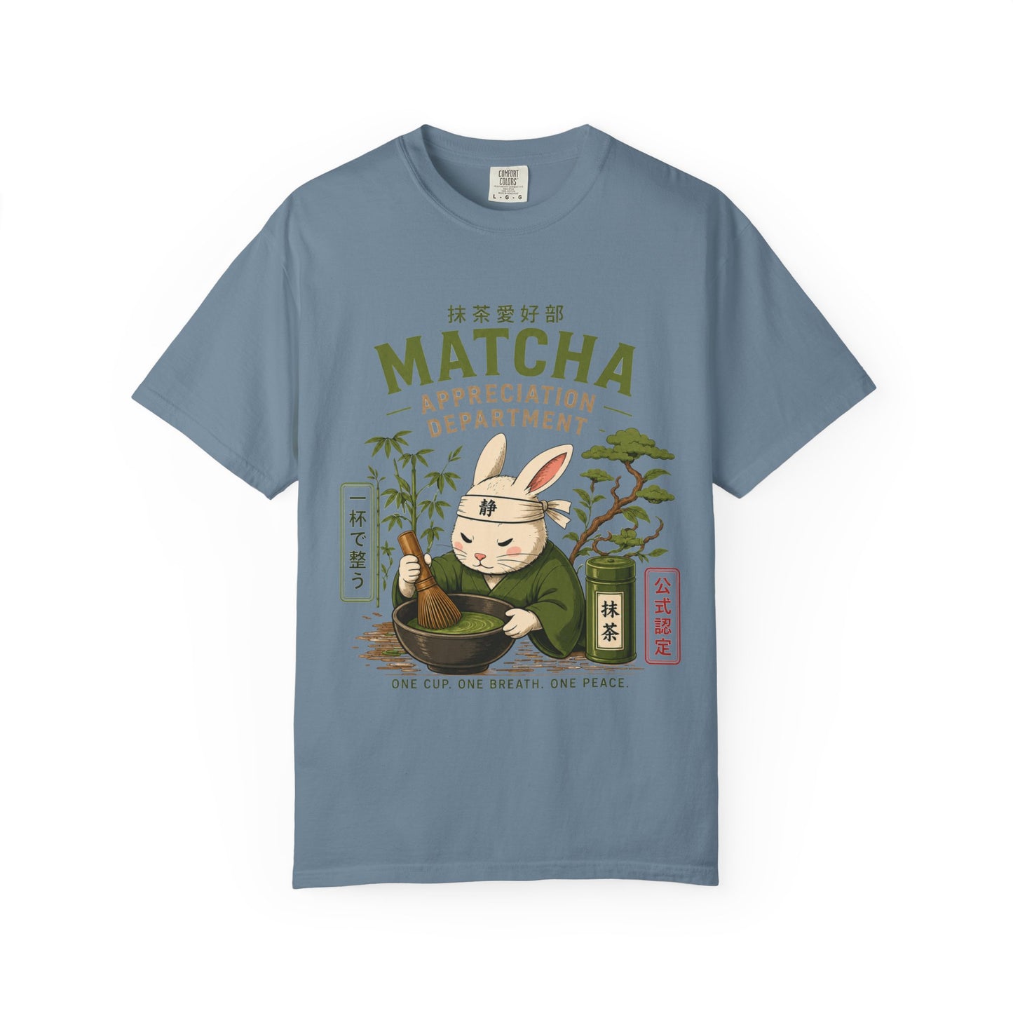 Matcha Appreciation Department Rabbit Graphic Tee