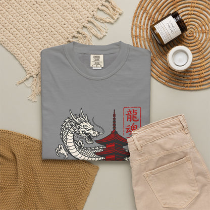 Japanese Dragon Graphic Tee (龍魂 ‘Dragon Soul’)