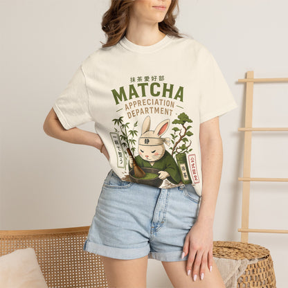 Matcha Appreciation Department Rabbit Graphic Tee