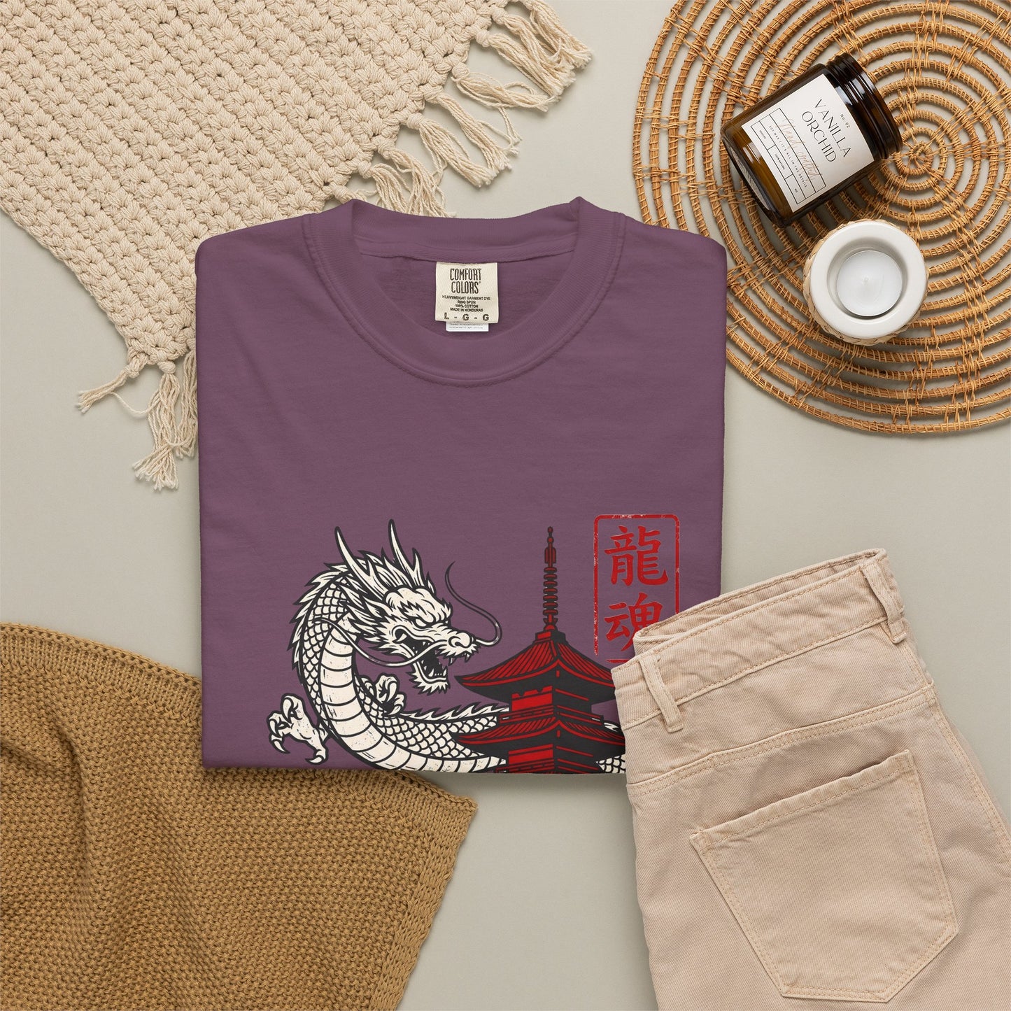 Japanese Dragon Graphic Tee (龍魂 ‘Dragon Soul’)
