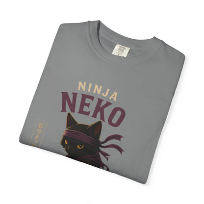 Ninja Neko Cat Japanese Streetwear T-Shirt