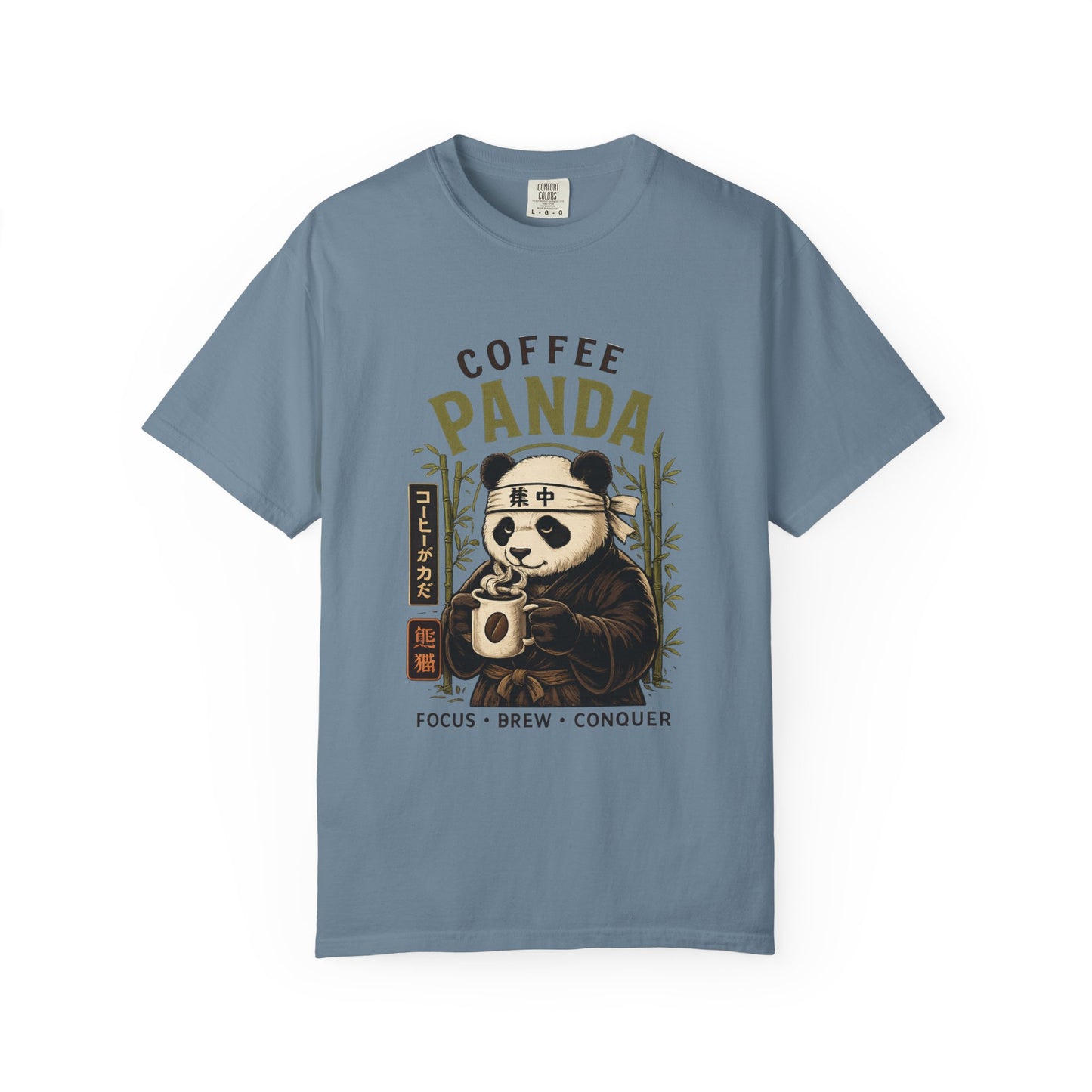 Coffee Panda Japanese Animal Graphic Tee