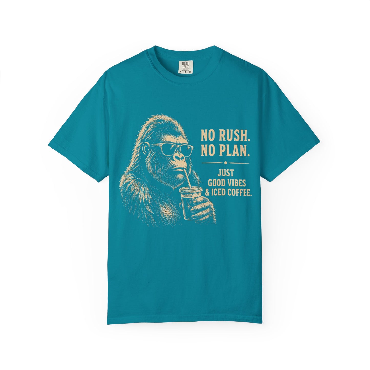 No Rush No Plan Coffee Humor T-Shirt
