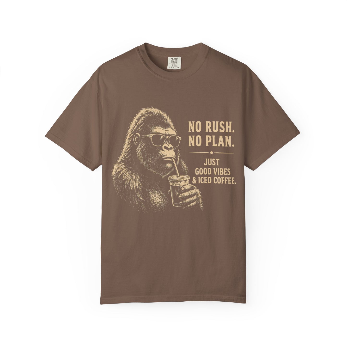 No Rush No Plan Coffee Humor T-Shirt
