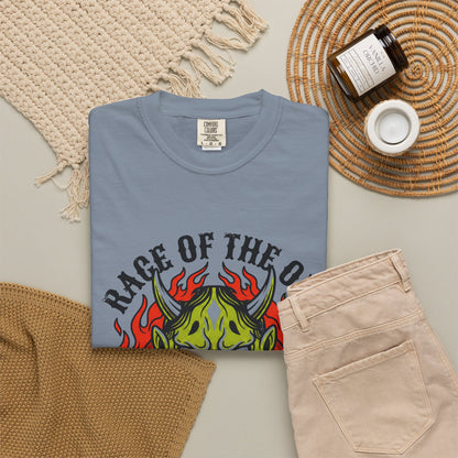 Flaming Green Oni Graphic Tee