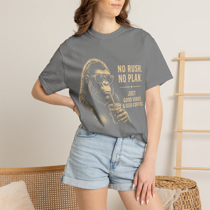 No Rush No Plan Coffee Humor T-Shirt