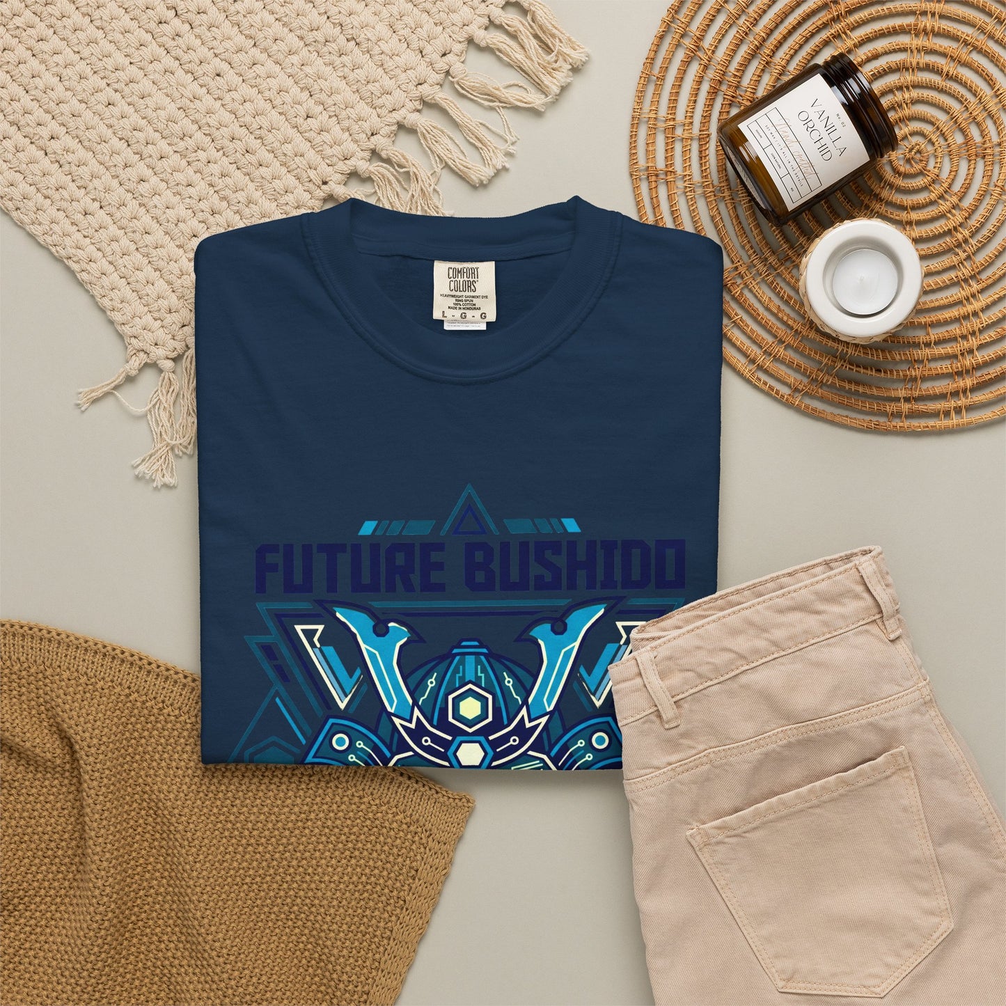 Futuristic Samurai Graphic Tee