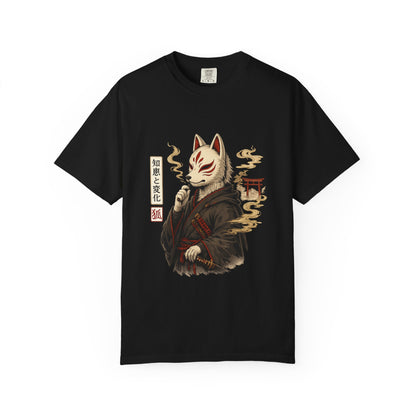 Kitsune Ronin Fox Spirit Graphic T-Shirt