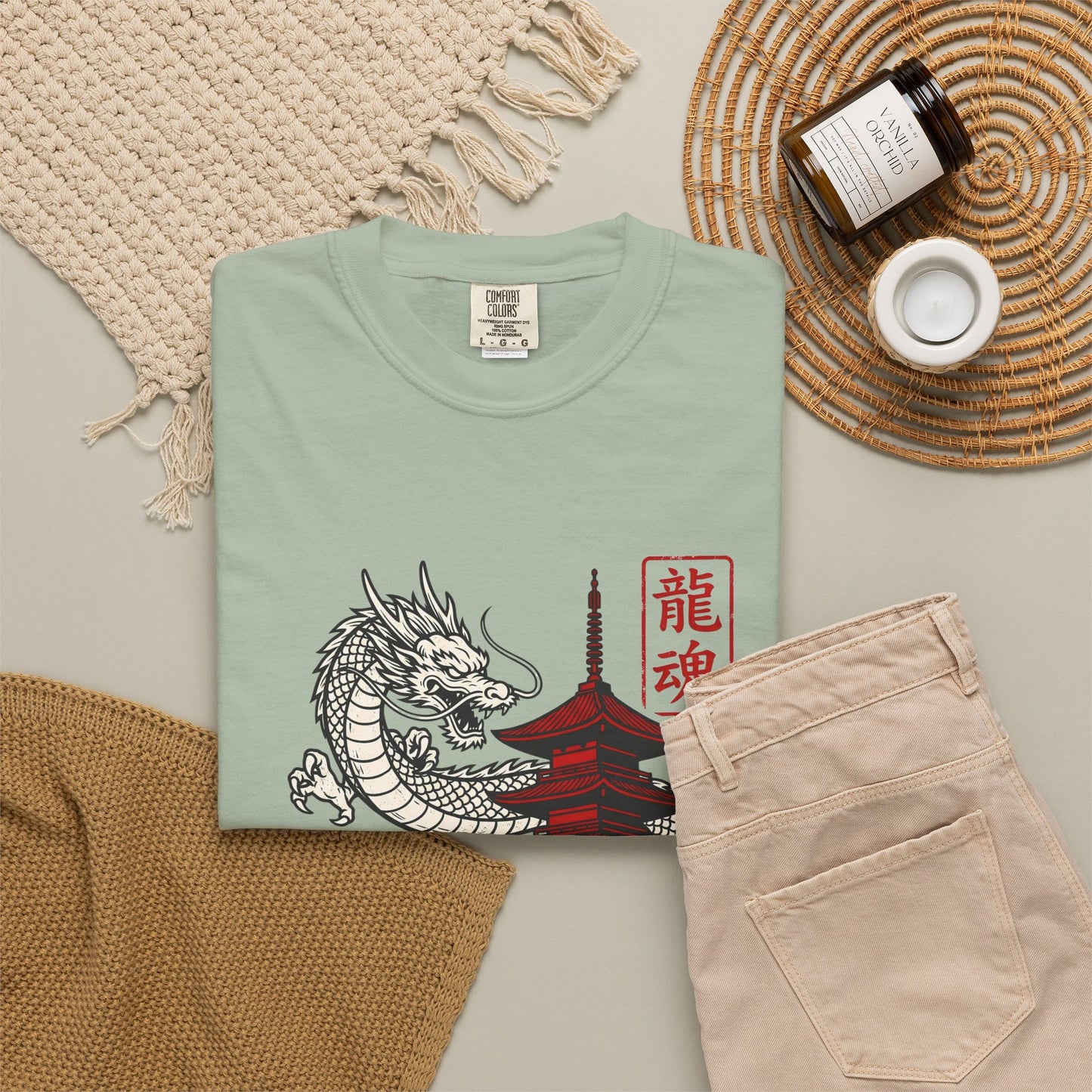 Japanese Dragon Graphic Tee (龍魂 ‘Dragon Soul’)