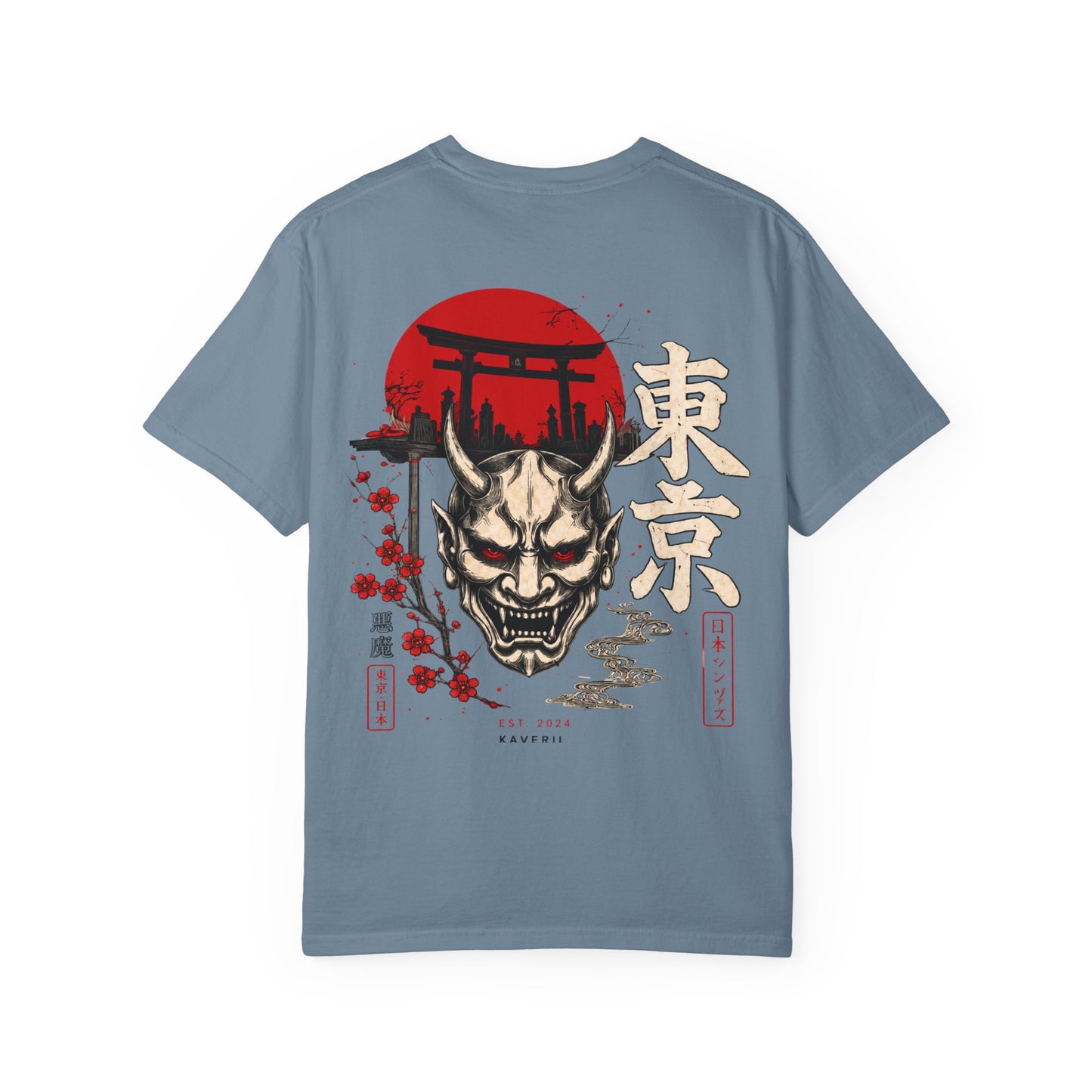 Tokyo Oni Shrine – Japanese Demon Mask T-Shirt